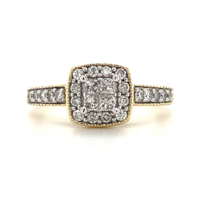 14kt Yellow Gold Diamond Ring
