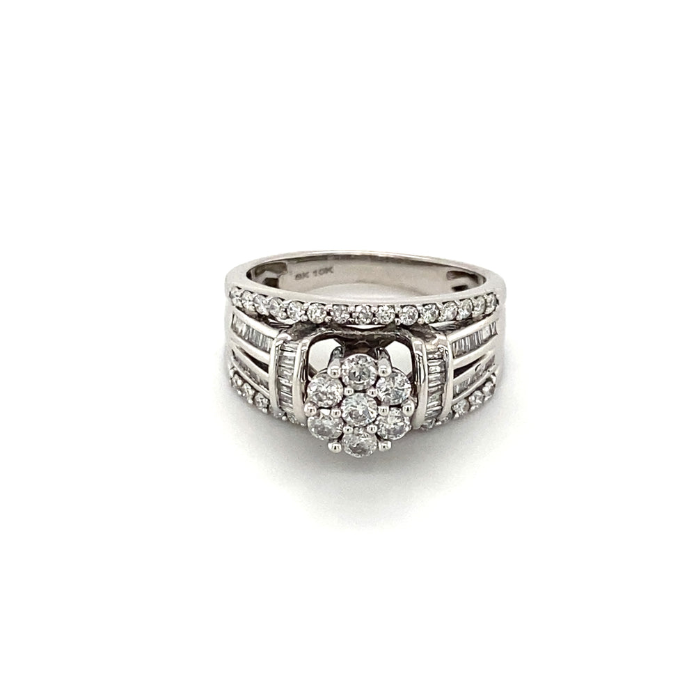 10kt White Gold 1.00ct Diamond Ring