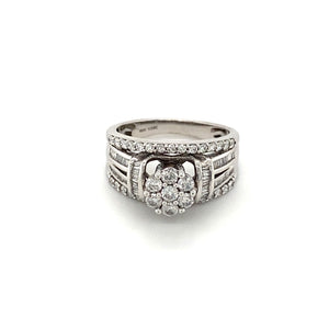 10kt White Gold 1.00ct Diamond Ring