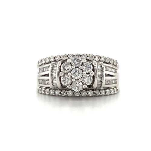 10kt White Gold 1.00ct Diamond Ring