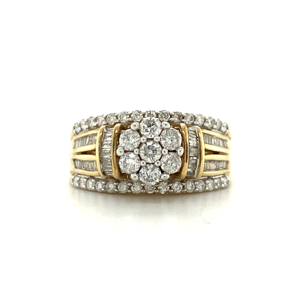 14kt Yellow Gold 1.00ct Diamond Ring