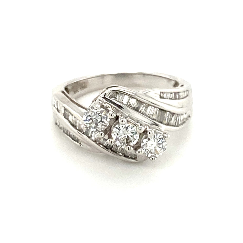 10kt White Gold 1.00ct Diamond Ring