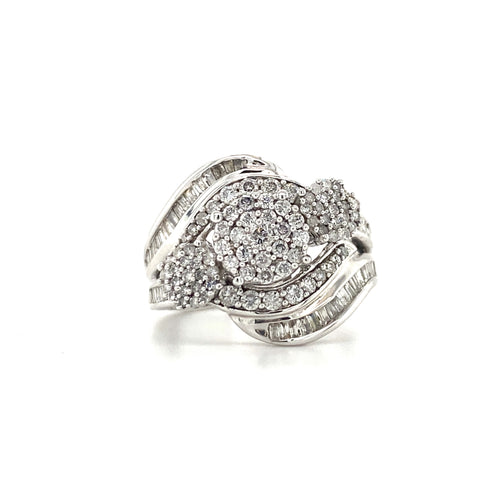 10kt White Gold 1.00ct Diamond Ring