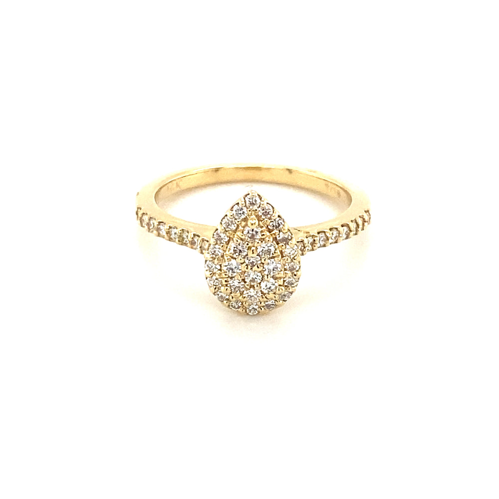 14kt Yellow Gold .50ct Diamond Ring