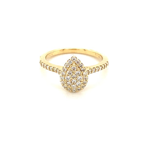 14kt Yellow Gold .50ct Diamond Ring