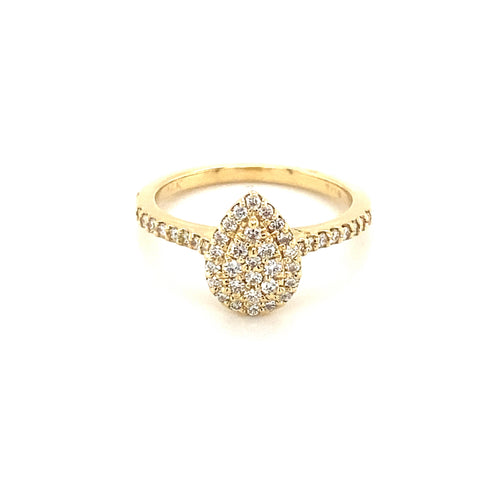 14kt Yellow Gold .50ct Diamond Ring