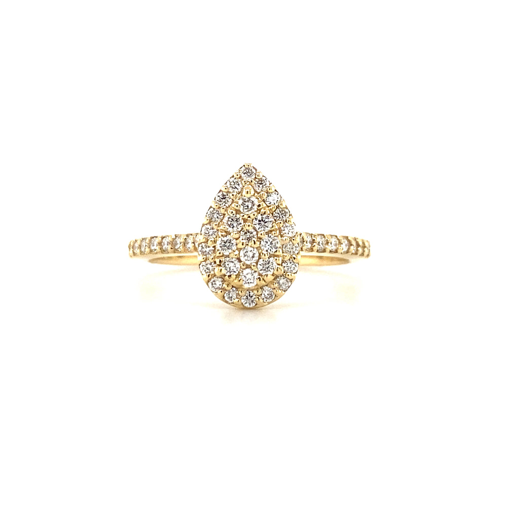 14kt Yellow Gold .50ct Diamond Ring