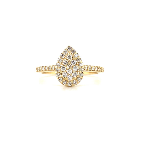 14kt Yellow Gold .50ct Diamond Ring