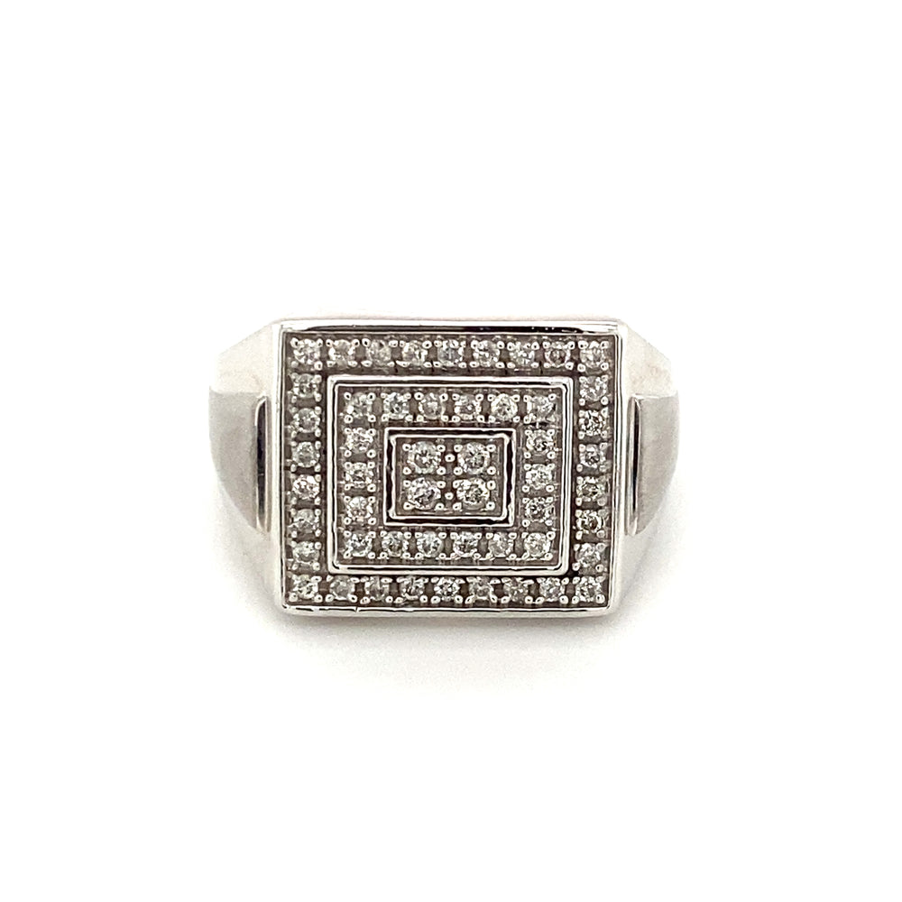 10kt White Gold .50ct Diamond Ring