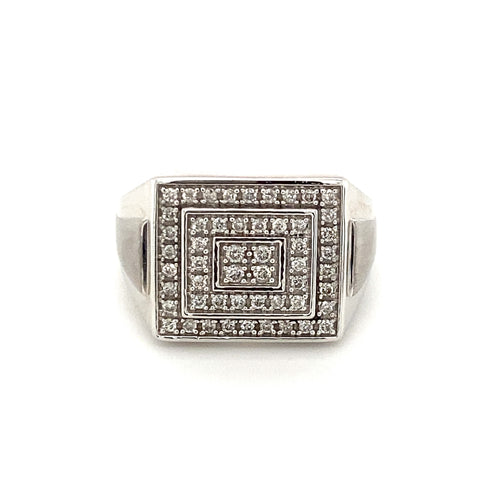 10kt White Gold .50ct Diamond Ring