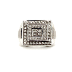 10kt White Gold .50ct Diamond Ring