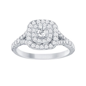 14kt White Gold 1.00 ct Diamond Ring
