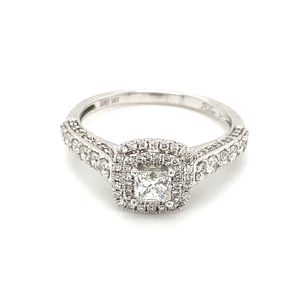 14kt White Gold 1.00ct Diamond Ring