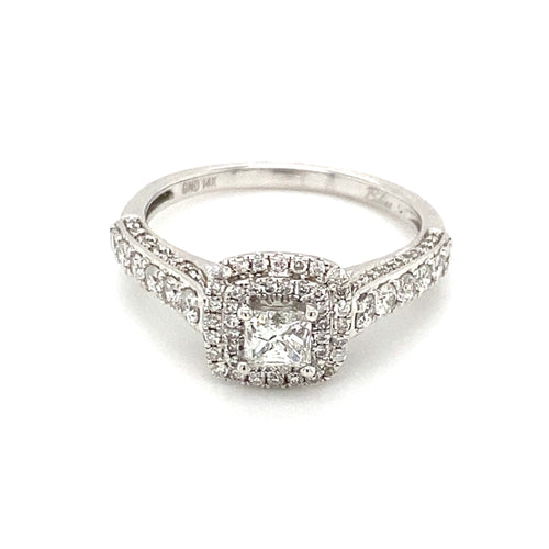14kt White Gold 1.00ct Diamond Ring