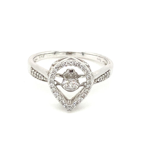 10kt White Gold Diamond Ring