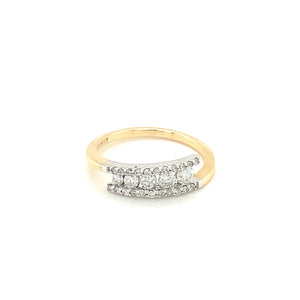 14kt Yellow Gold Diamond Ring
