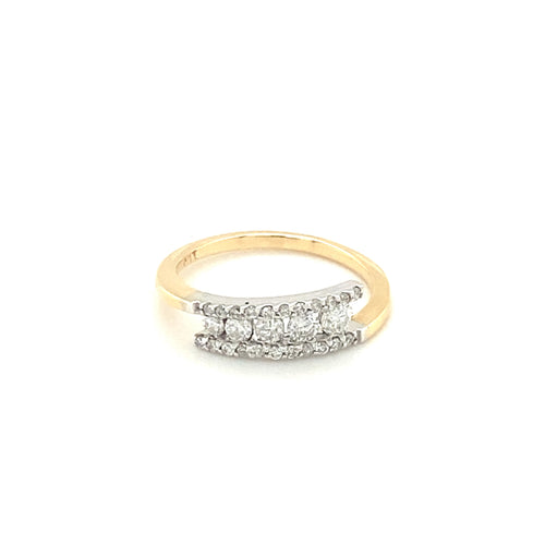 14kt Yellow Gold Diamond Ring