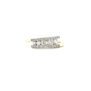 14kt Yellow Gold Diamond Ring
