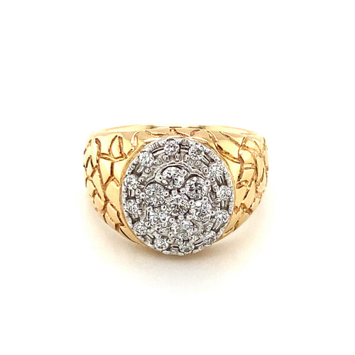 10kt Yellow Gold .83ct Diamond Ring