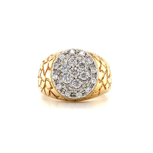 10kt Yellow Gold .83ct Diamond Ring
