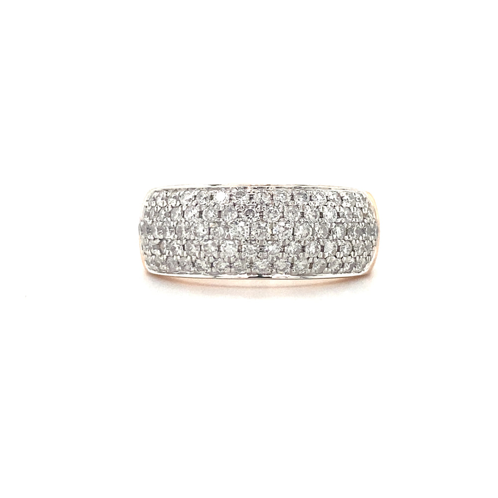 10kt Rose Gold 1.00ct Diamond Band
