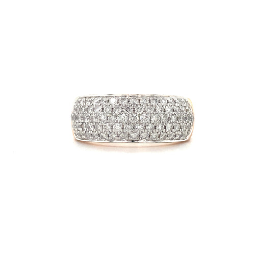 10kt Rose Gold 1.00ct Diamond Band