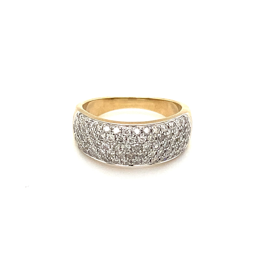 10kt Yellow Gold 1.00ct Diamond Band