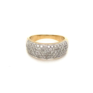 10kt Yellow Gold 1.00ct Diamond Band