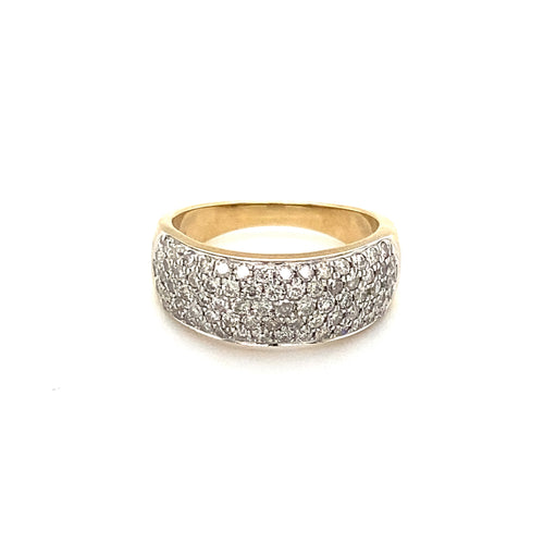 10kt Yellow Gold 1.00ct Diamond Band