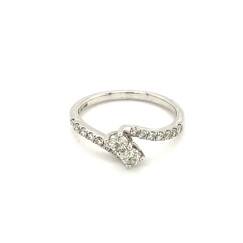 14kt White Gold .50ct Diamond Ring
