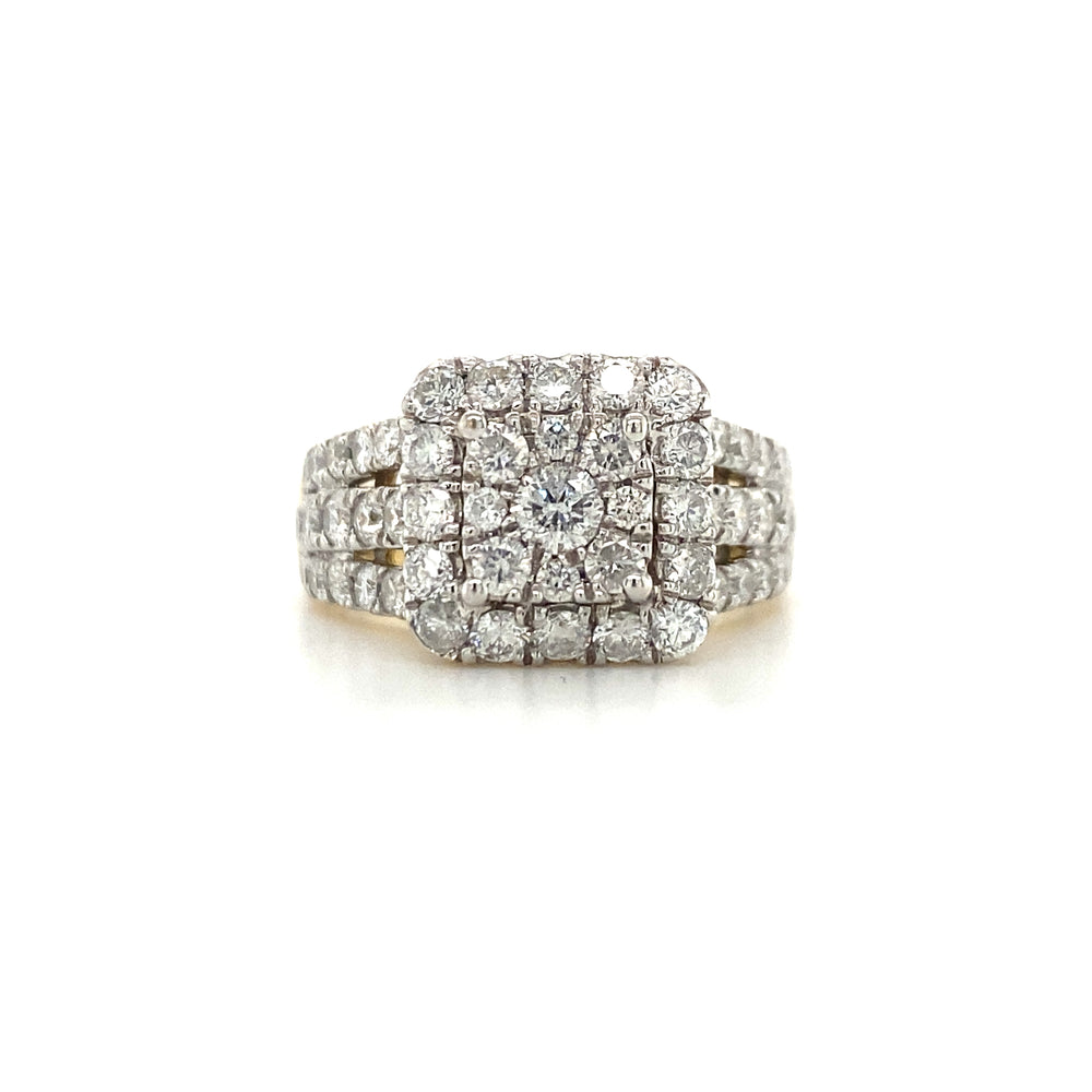 14kt Yellow Gold 2.00ct Diamond Ring
