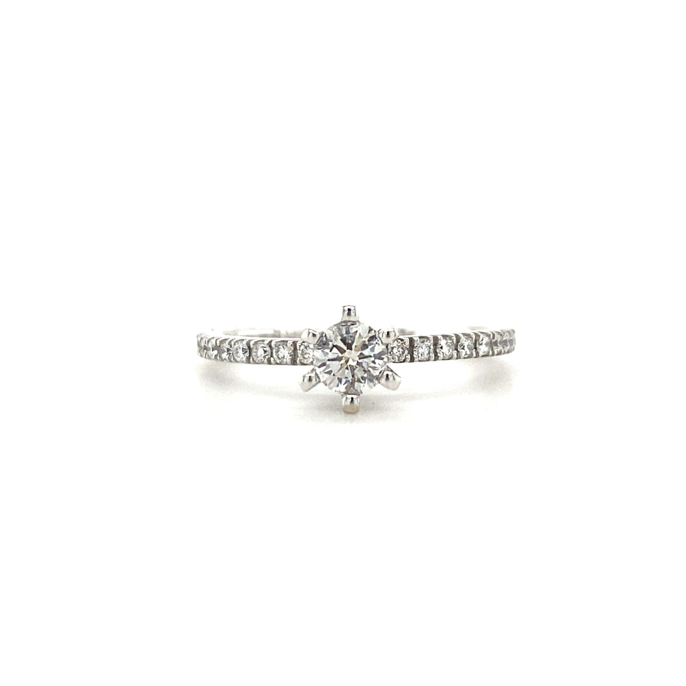 14kt White Gold Diamond Ring