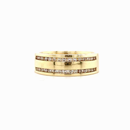 10kt Yellow Gold Ladies 0.30TW Diamond Band