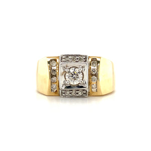 10kt Yellow Gold .62ct Diamond Ring