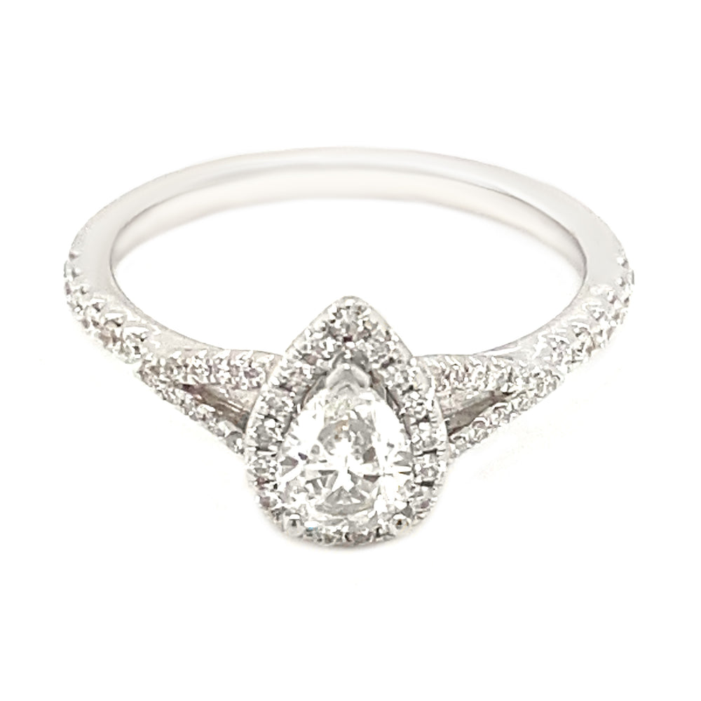 14kt White Gold .65ct Diamond Ring