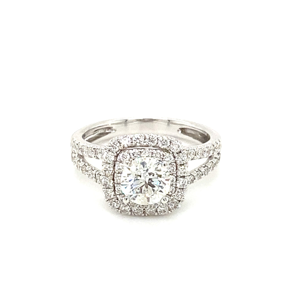 14kt White Gold 1.74ct Diamond Ring