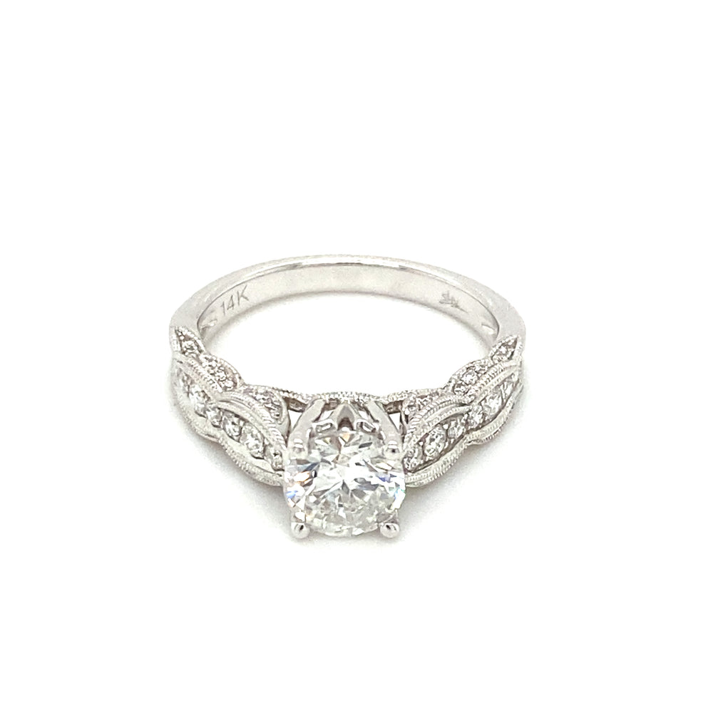 14kt White Gold 1.35ct Diamond Ring