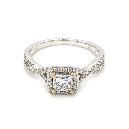 14kt White Gold .79ct Diamond Ring