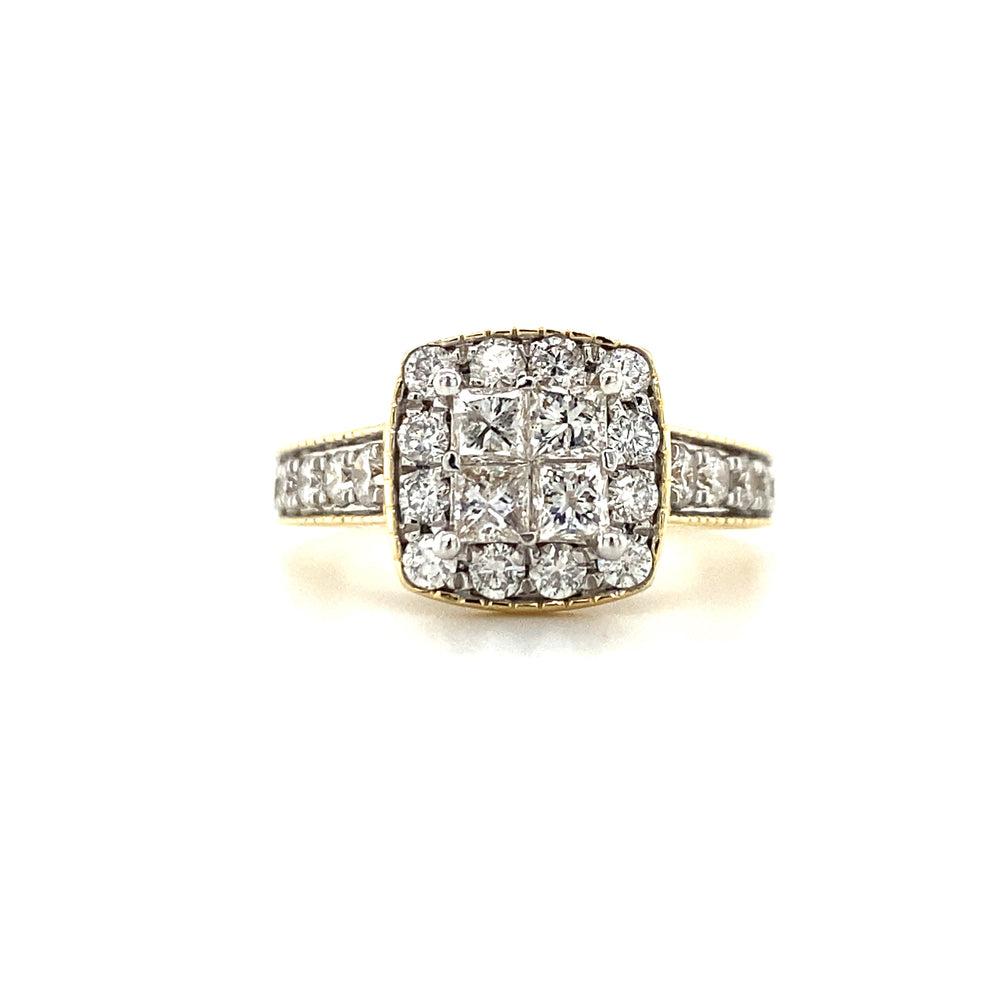 14kt Yellow Gold 1.25ct Diamond Ring