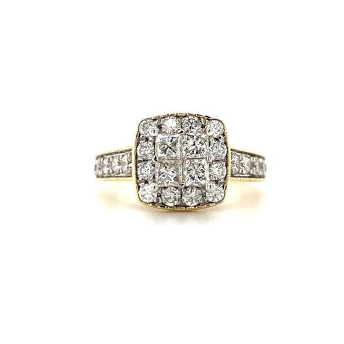 14kt Yellow Gold 1.25ct Diamond Ring