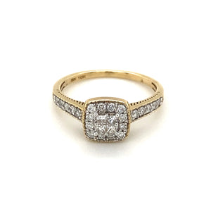 10kt Yellow Gold .40ct Diamond Ring