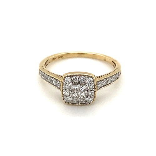 10kt Yellow Gold .40ct Diamond Ring