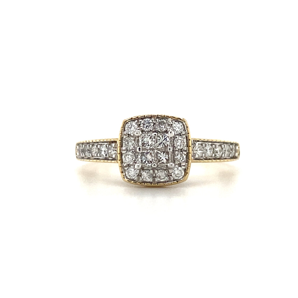 10kt Yellow Gold .40ct Diamond Ring