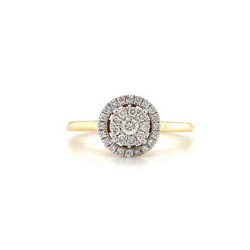 10kt Yellow Gold Diamond Ring