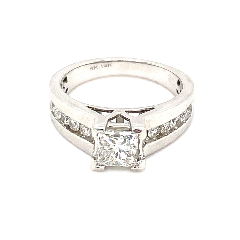 14kt White Gold 1.35ct Diamond Ring