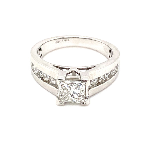 14kt White Gold 1.35ct Diamond Ring
