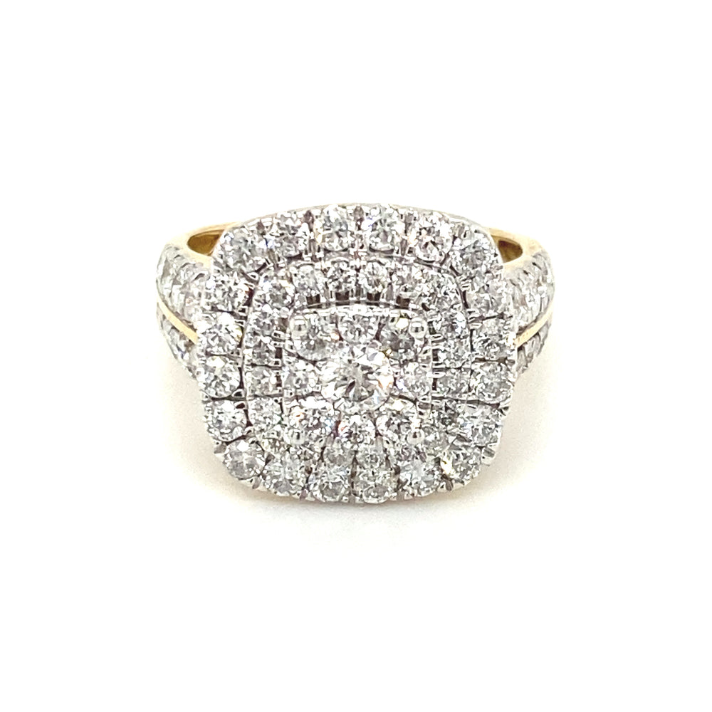 14kt Yellow Gold 2.00ct Diamond Ring