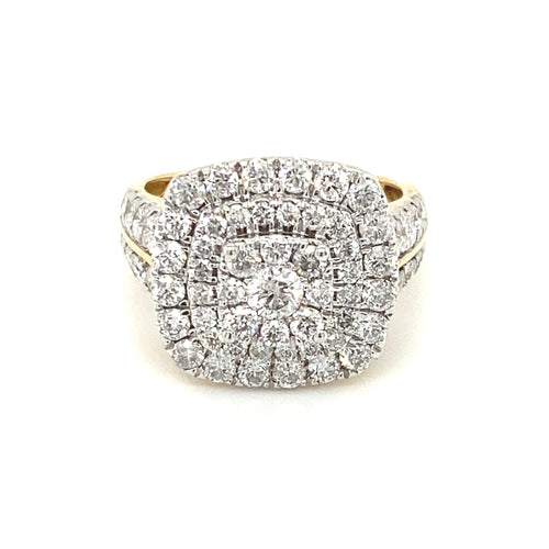 14kt Yellow Gold 2.00ct Diamond Ring