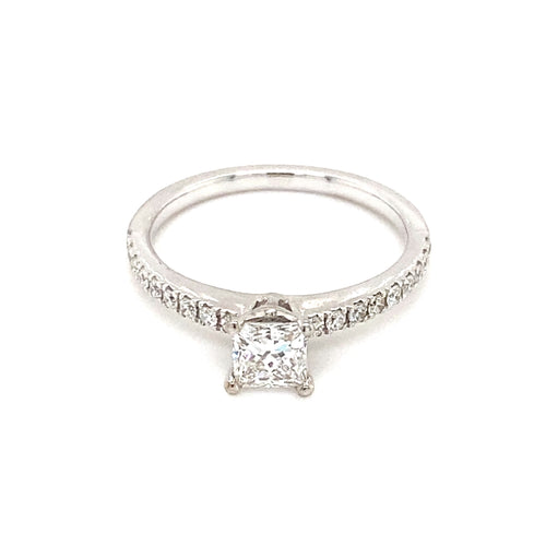 14kt White Gold .75ct Diamond Ring