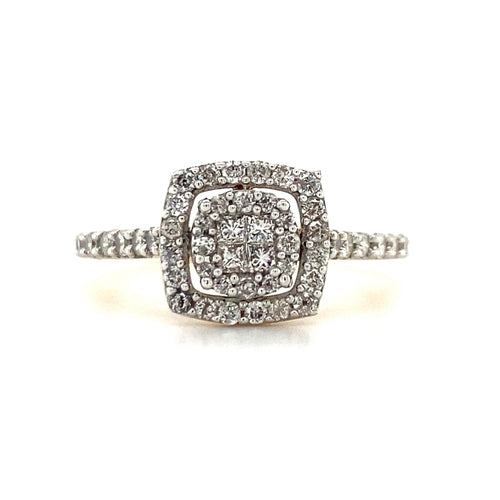 14kt Yellow Gold .50ct Diamond Ring